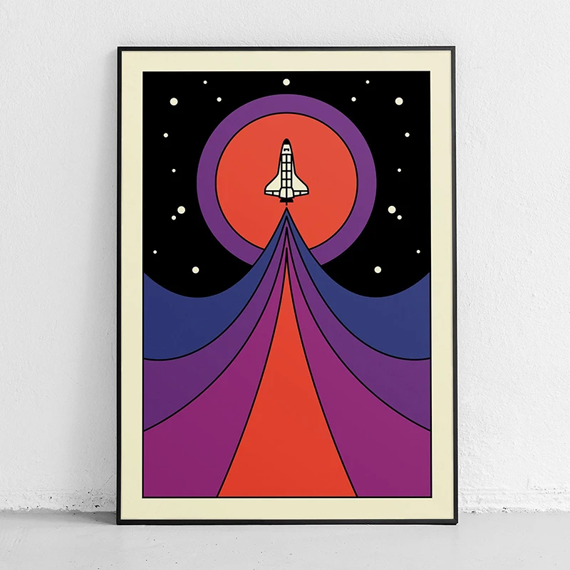 Ретро абстрактный космический  – обзор и цена Star Map Poster